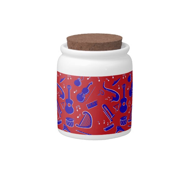 Musical Instruments Candy Jar (Front)