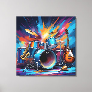 Musical Instruments Canvas Print