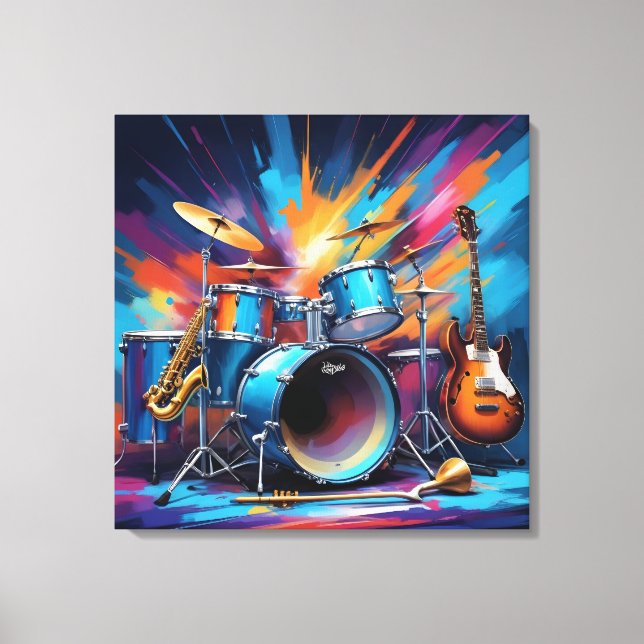 Musical Instruments Canvas Print (Front)