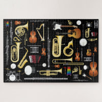 Musical Instruments Collage Musician Gift