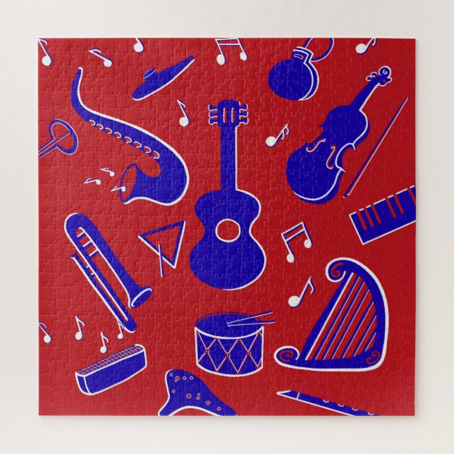 Musical Instruments Jigsaw Puzzle (Vertical)