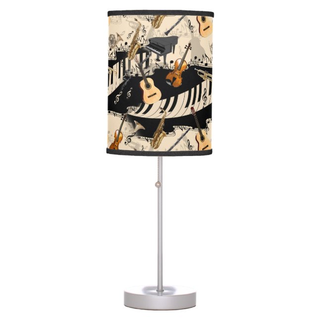 Musical Instruments Lamp Violin Piano Lamp (Front)