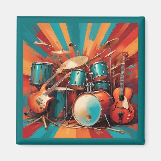 Musical Instruments Magnet (Front)