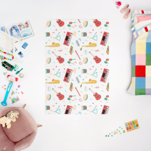 Musical Instruments Music Theme Pattern Rug