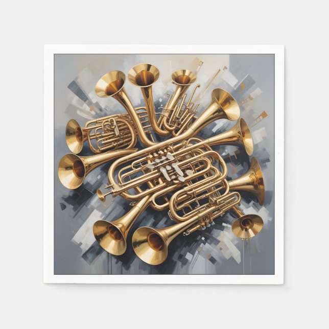Musical Instruments Napkins (Front)