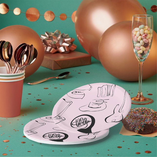Musical Instruments Paper Plates (Creator Uploaded)