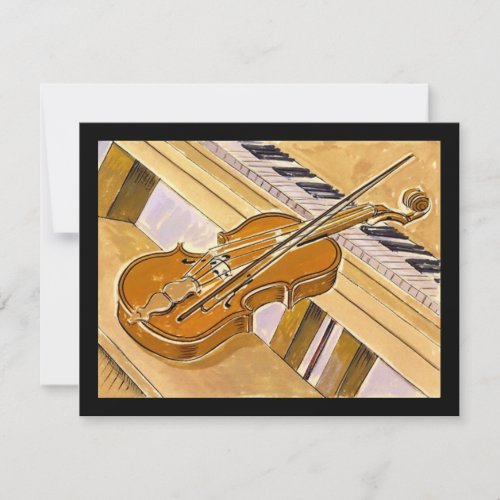 Musical Instruments Recital Or Party INVITATION
