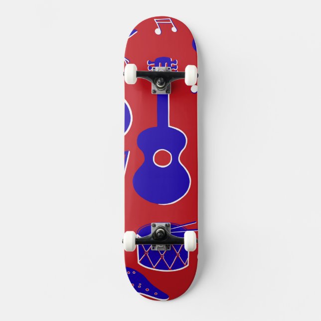 Musical Instruments Skateboard Deck (Front)
