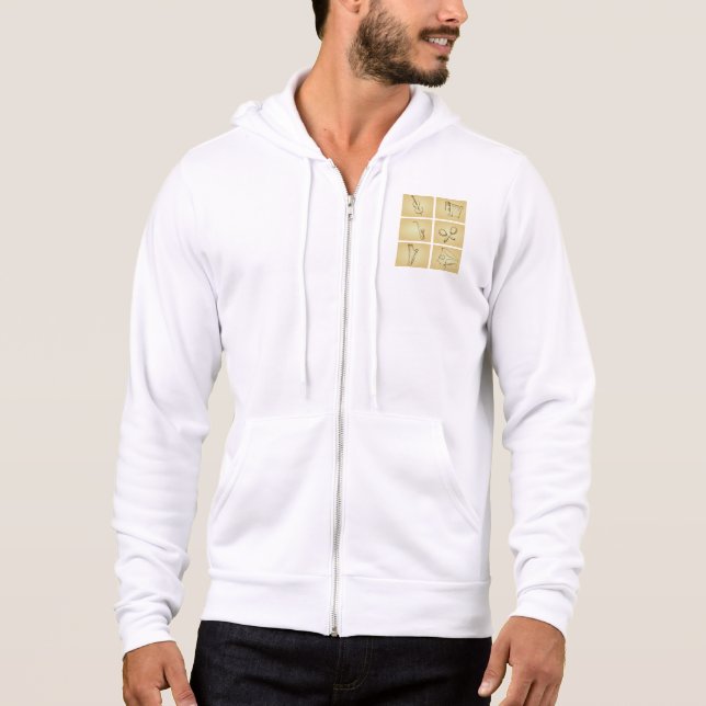 Musical Instruments Sketch Hoodie (Front)
