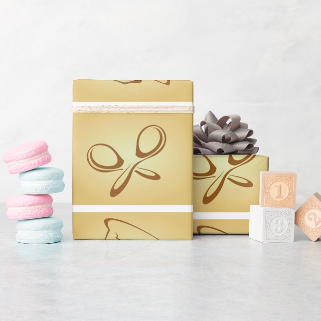 Musical Instruments Sketch Wrapping Paper (Creator Uploaded)