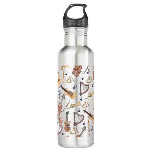 Musical Instruments Stainless Steel Water Bottle