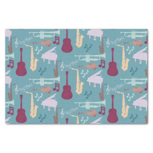 Musical Instruments Tissue Paper