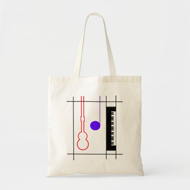 Musical instruments tote bag (Front)