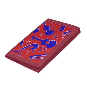 Musical Instruments Trifold Wallet
