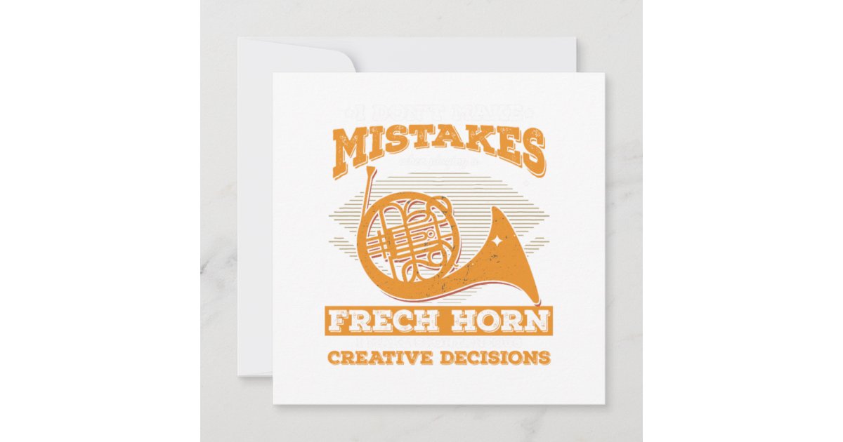 Musical Instruments Wind Brass Aerophone I Dont Ma Invitation Zazzle