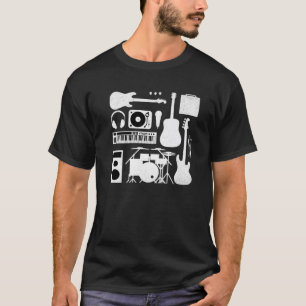 Musical Instruments Young Band Percussion Lovers T-Shirt