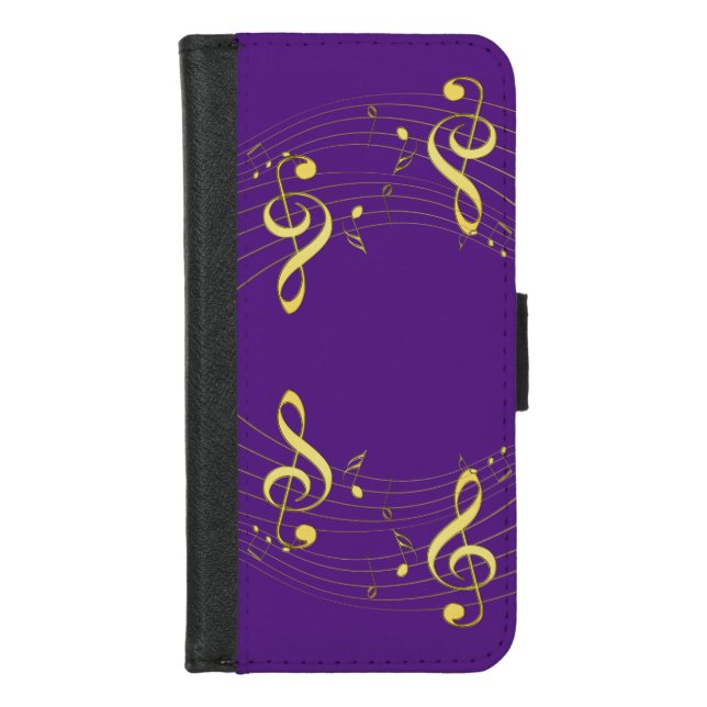Musical iPhone Wallet Case (Front)