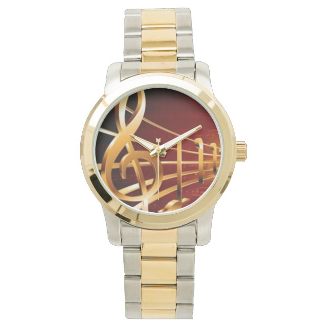 Musical key Golden - Watch (Front)