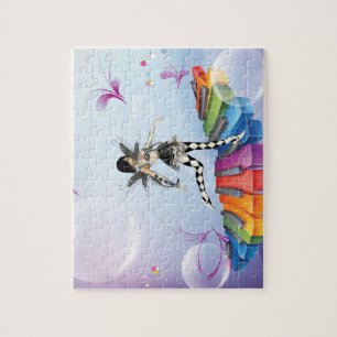 Musical Keyboard Faerie Jigsaw Puzzle