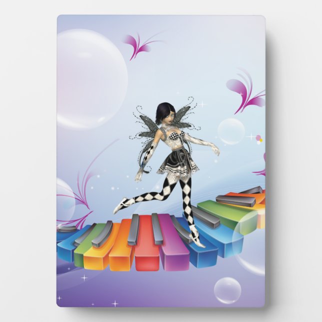 Musical Keyboard Faerie Plaque (Front)