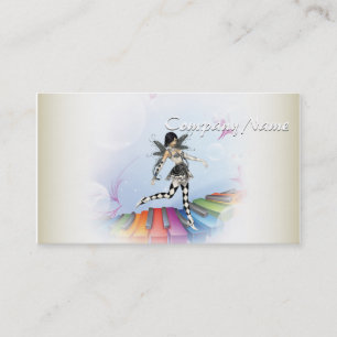 Musical Keyboard Faerie Vignette Business Card