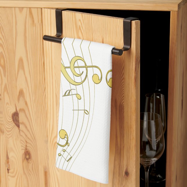 Musical Kitchen Towel (Thirds Fold)