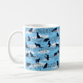 musical kittens coffee mug