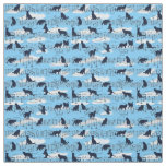 Musical kittens fabric