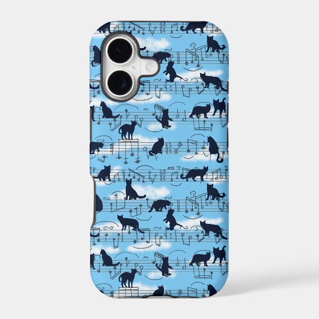 musical kittens iphone case (Back)