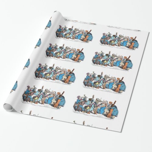 MUSICAL LANGUAGE ANIMAL FARM ORCHESTRA Birthday Wr Wrapping Paper