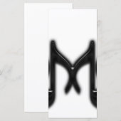 Musical Letter "M" (Front/Back)