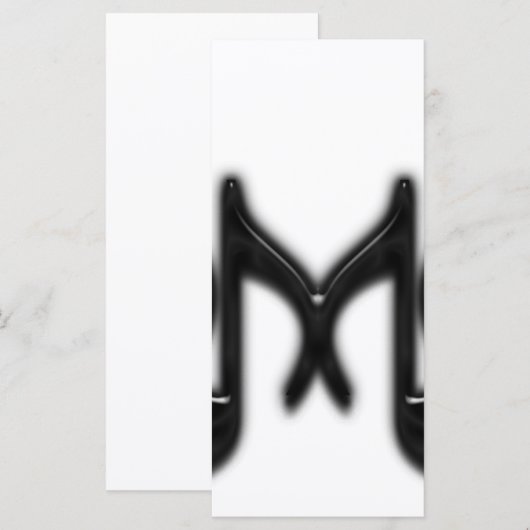 Musical Letter "M" (Front/Back)