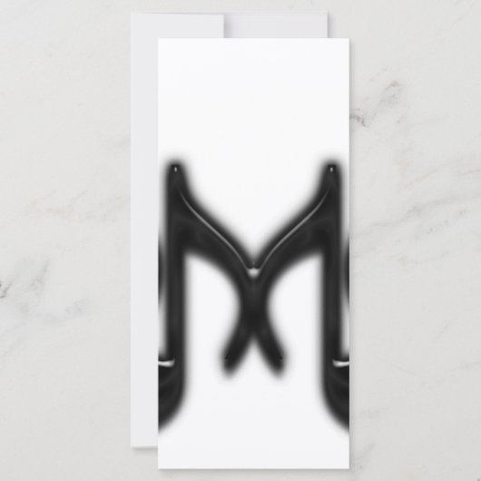 Musical Letter "M" (Front)