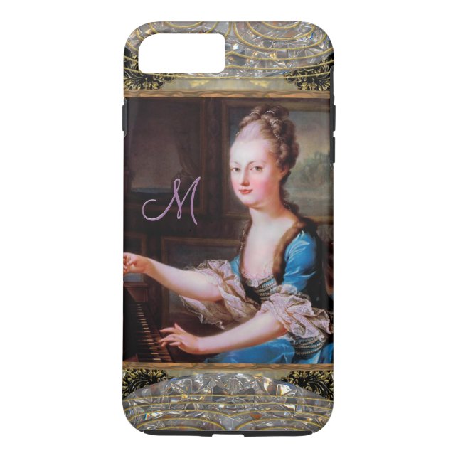 Musical Marie Monogram Plus Case-Mate iPhone Case (Back)