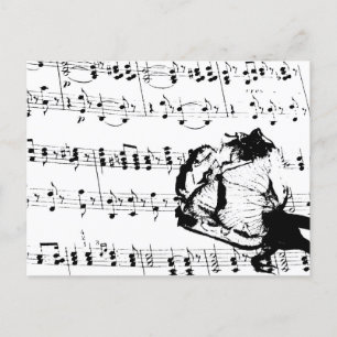 Musical memories postcard