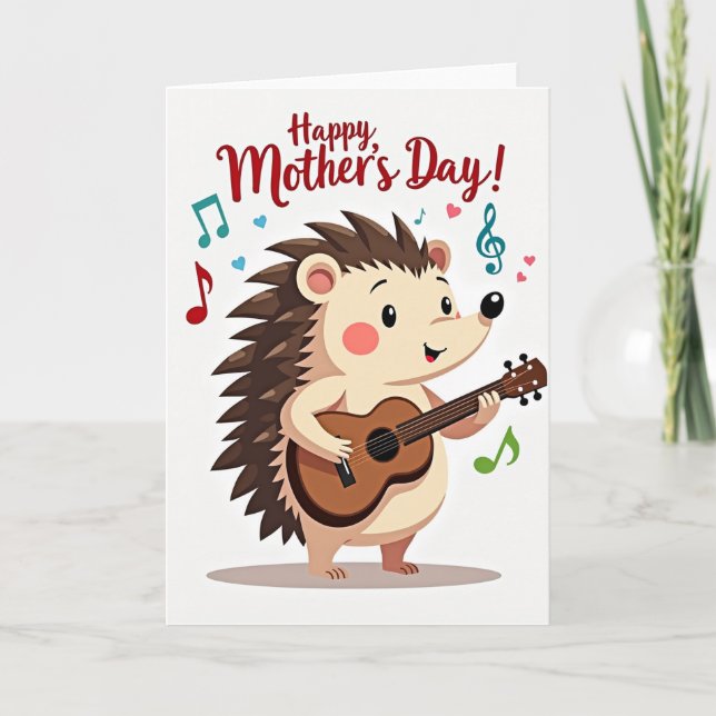 Musical Mothers Day Art Card (Front)