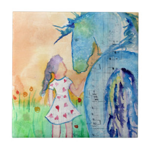 Musical Mount Ceramic Tile