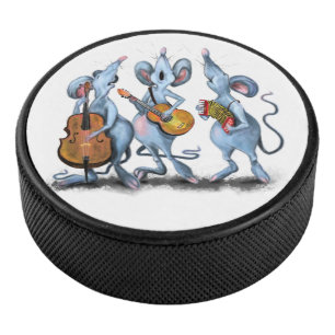 Musical Mouse Hockey Puck