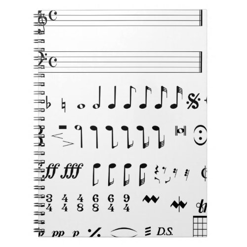 Musical Notation Notebook