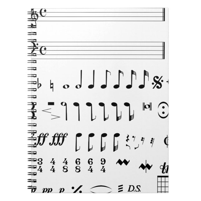 Musical Notation Notebook (Front)