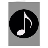 musical note ~ black (Front)