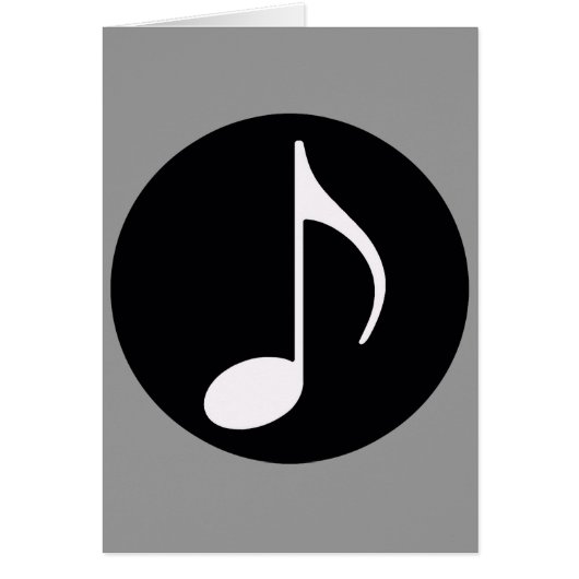 musical note ~ black cards (Front)