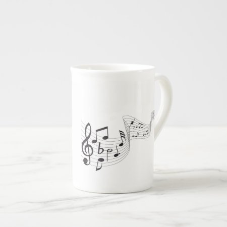 Musical Note Bone China Mugs