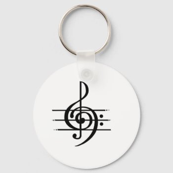 Musical Note Design Keychain by Hodge_Retailers at Zazzle