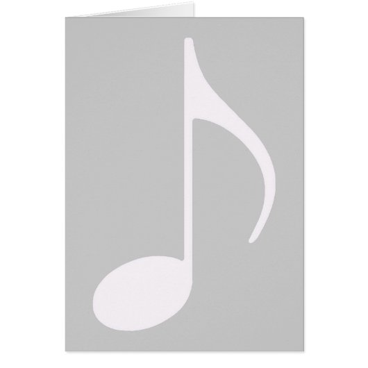 musical note graphic symbol cards (Front)