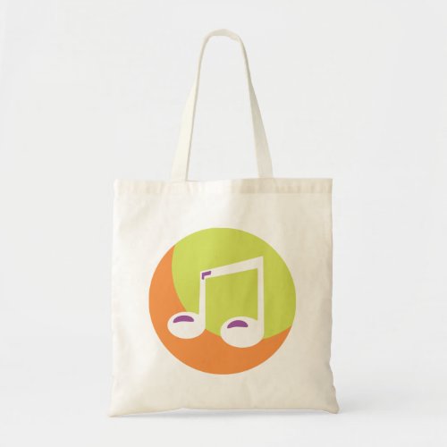 Musical Note Icon Tote Bag