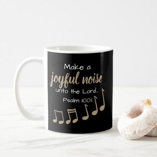 Musical Note Musician Black and Tan Coffee Mug