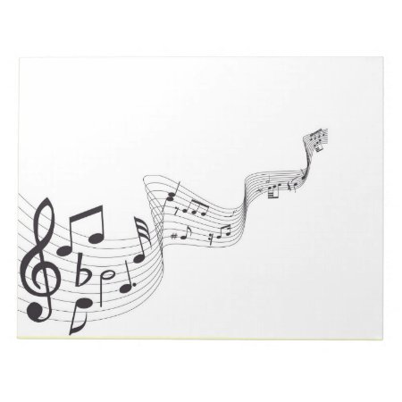 Musical Note Notepad