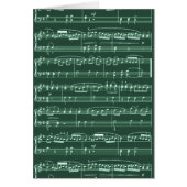 musical note patterned cards (Front)