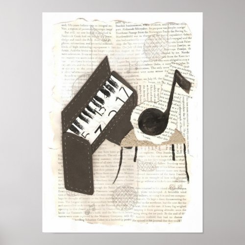 Musical Note Poster